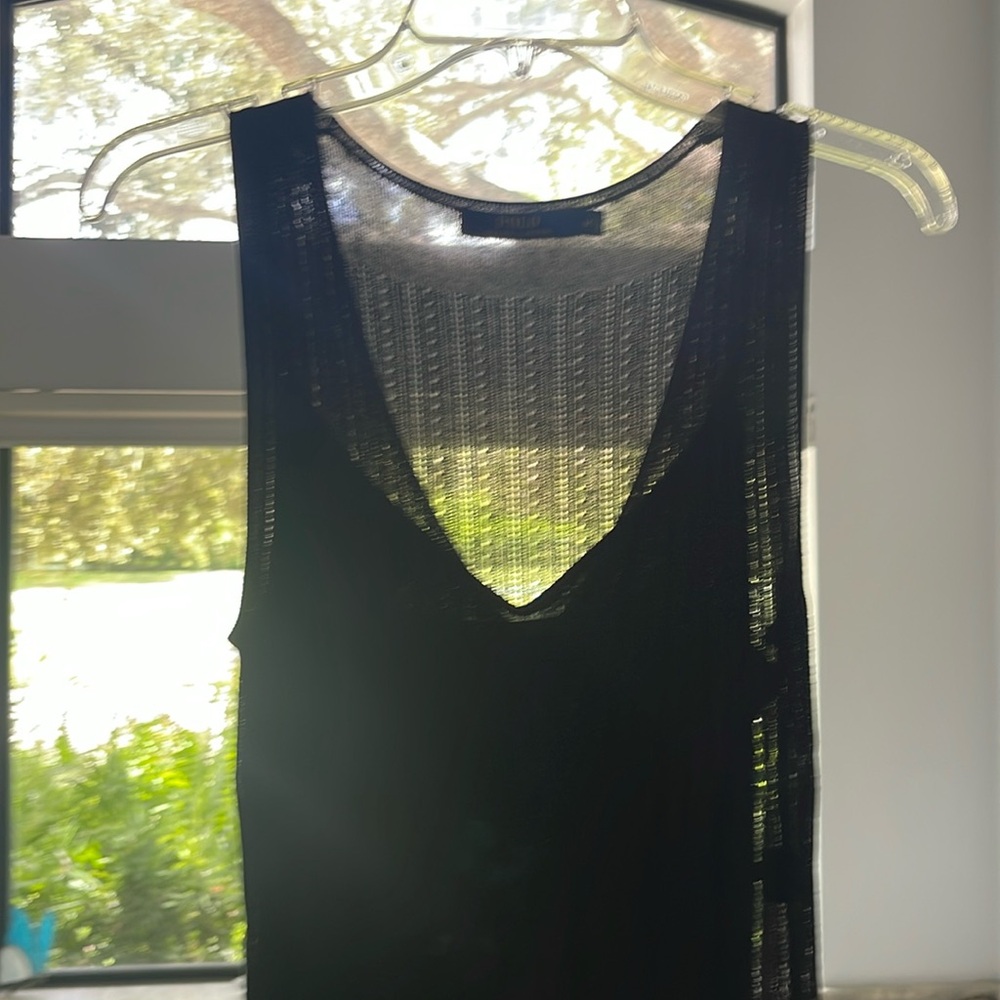 Long black Ralph Lauren/polo dress.